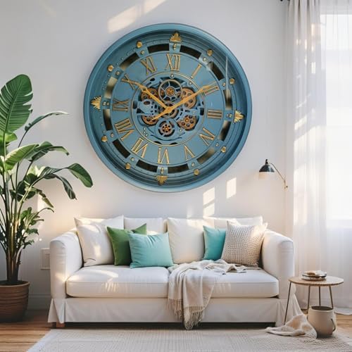 ImprovingLife The Gears Clock 26'' inch Wall Clock - Image 3