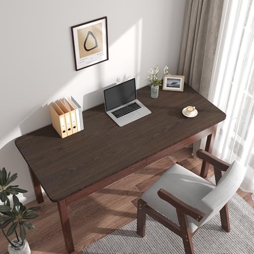 BAYYA Dark Brown Wood Grain Contact Paper Waterproof Peel and Stick Wallpaper - Image 3