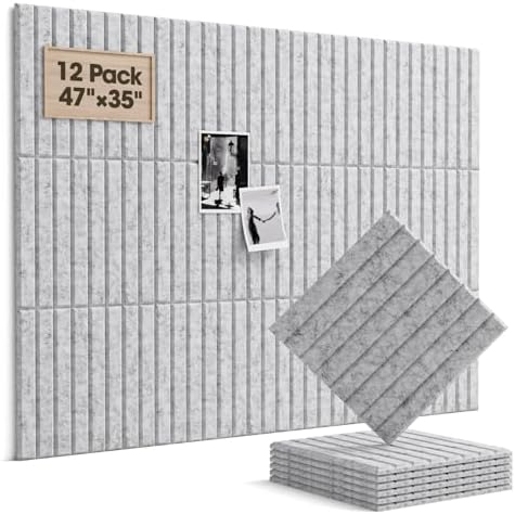 Acoustic Panels 12 Pack Square Soundproof Wall Panels by Soundsbay