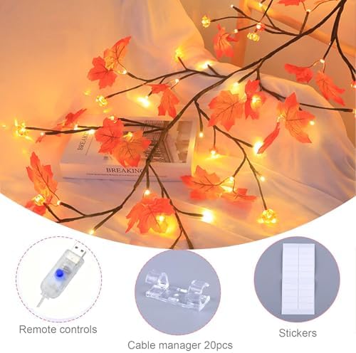 Maple Leaf LED Tree Branch Lights - Image 4