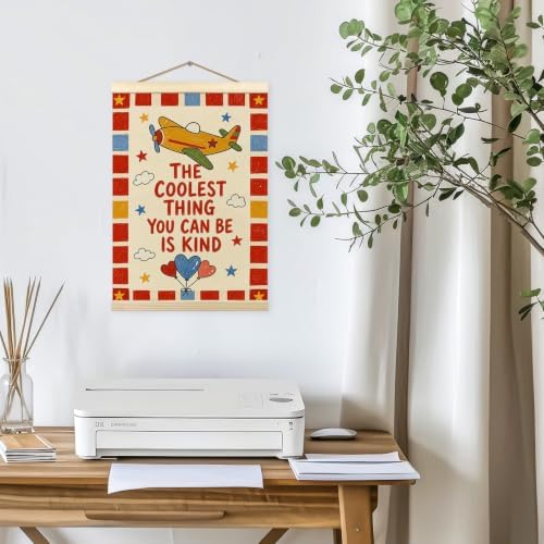 madalo Retro Airplane Inspirational Wall Art Poster Hanger Frame 12x16 Inch - Image 5