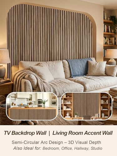 Mollywell Wood Panels for Wall, 108x12 in - Image 6