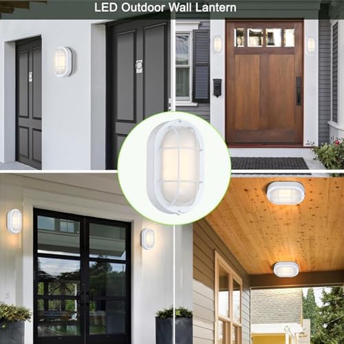 WISBEAM 2 Pack LED Bulkhead Light, Outdoor LED Wall Light - Image 5