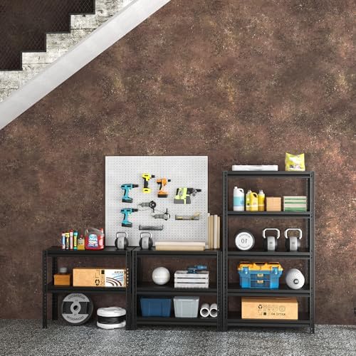 TOTIO Retro Brick Red Concrete Wallpaper Peel and Stick Brown Granite Contact - Image 2