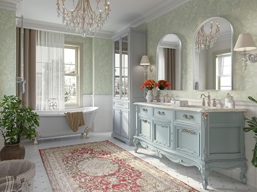 Brightify Arched Mirror, Arched Wall Mirror, 24 x 40 Inch Silver Arch Mirror - Image 2
