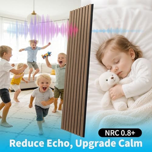 Art3d 94.5 x 12.8 Inch Soundproof Wood Textured Wall Panels - Image 6