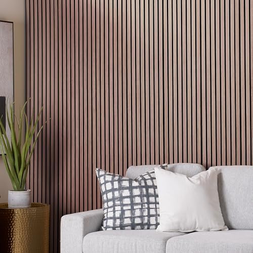 ZETY HOME Acoustic Wood Wall Panels, Slat 4-Pack, 94.5 in - Image 5