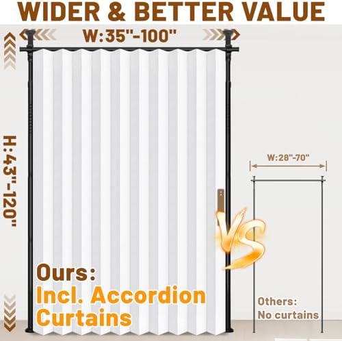 AJAZZ Privacy Curtains for Room Divider - Image 2