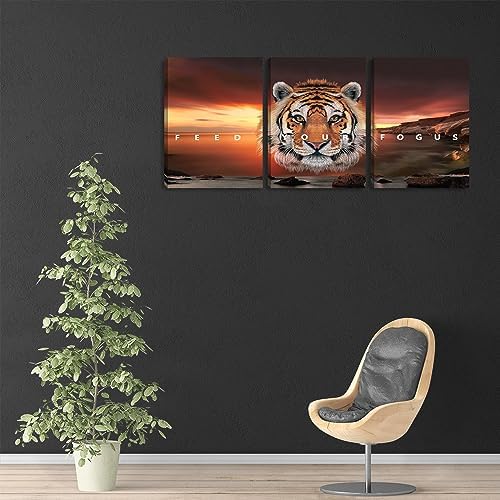 Motivational Framed Canvas Wall Art Large Inspirational Office Wall Decor - Image 3