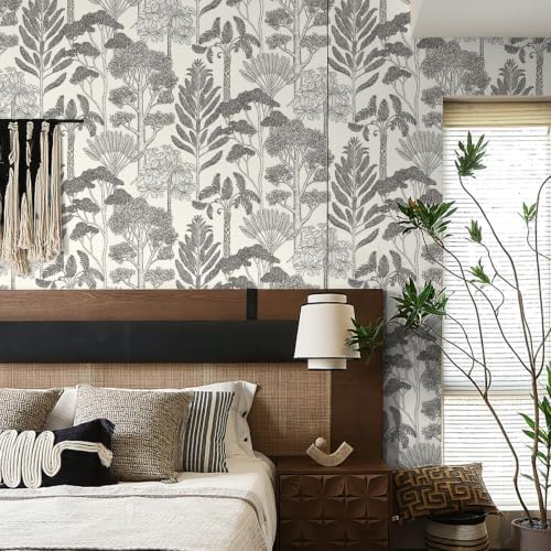 Forest Wallpaper Peel and Stick Vintage Tree Wall Paper78.7in 17.3in - Image 2