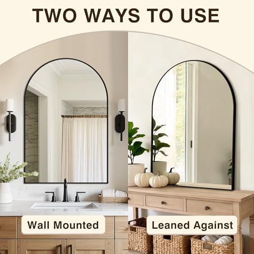 Arched Bathroom Vanity Mirror for Over Sink, 2 Pack 36”x24” - Image 6