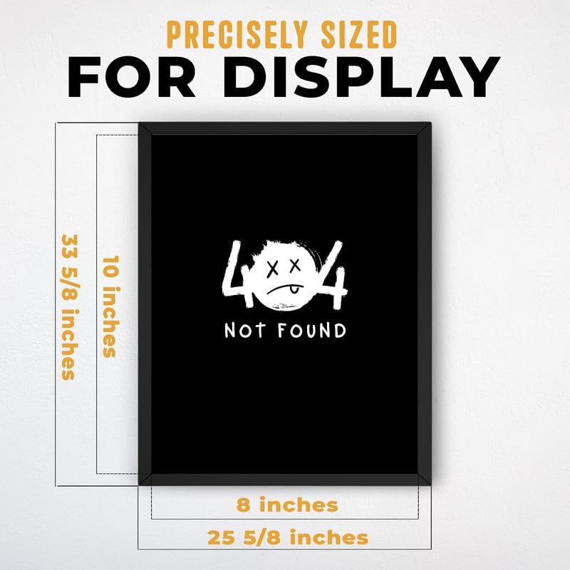 InkFlow Posters Not Found Canvas Poster - Image 3