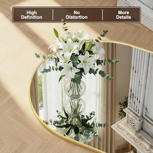 FICTOR 30" x 50" Arched Bathroom Vanity Mirror - Image 4