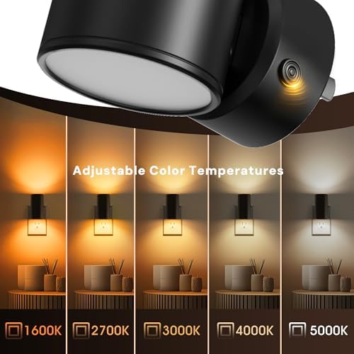 L LOHAS LED Night Light, Night Lights Plug into Wall, 5 Colors - Image 2