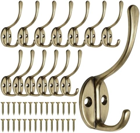 Homanu 14 Pack Coat Hooks Wall Mounted by Homanu