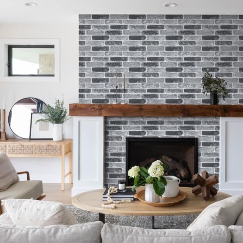 Commomy 3D Wall Panels Peel and Stick Faux Brick - Image 3