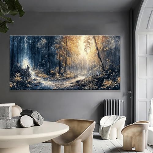TAIJXAGSG Modern Black Grey Wall Art Natural Home Wall Decorations Canvas Art - Image 5