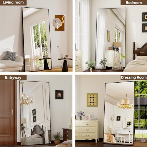 GLSLAND 76"x34" Full Length Mirror Large Rectangle Full Body Mirror - Image 6