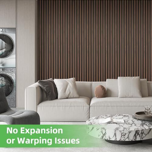 Art3d 8-Pack 96" x 6" WPC Wall Panels, 3D Wood Fluted Acoustic Accent Wall - Image 7