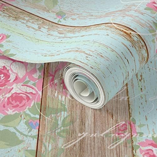 Spoonflower Shabby Chic Peel and Stick Removable Wallpaper - Image 2