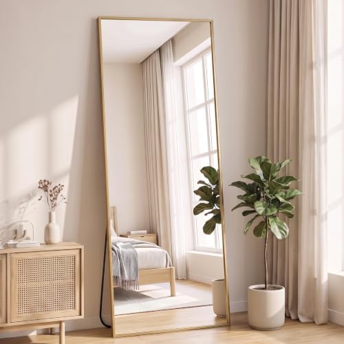 NEWBULIG Full Length Floor Mirror, Body Standing Wall Mirror by NEWBULIG