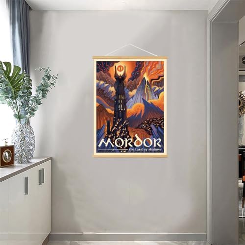 Middle Earth Landscape Wall Art Prints Canvas PaintingFantasy Posters, Wall - Image 3