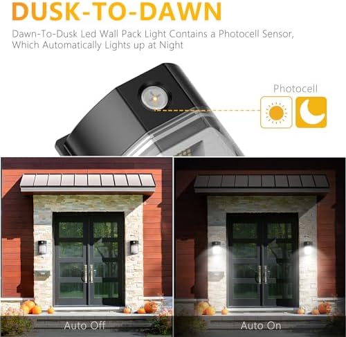 30W LED Wall Pack Light with Dusk to Dawn Photocell - Image 2