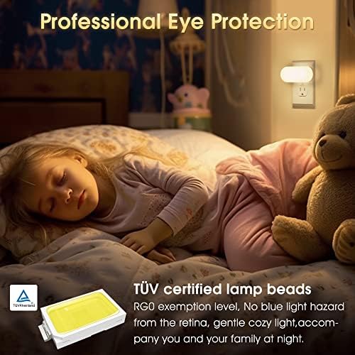 DORESshop Led Night Lights Plug into Wall Soft White, Dimmable Night Light - Image 4