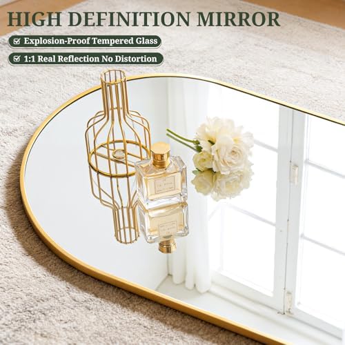 Mirror Full Length 56"x21", Arched Full Body Floor Mirrors - Image 5