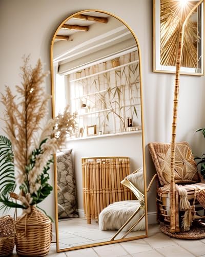 Antok 58" x19” Arched Full Length Mirror, Floor Mirror by AntokMirror