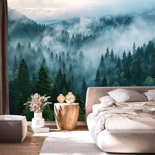 YQWDMX - Misty Forest Wallpaper self-Adhesive wall murals - Image 3