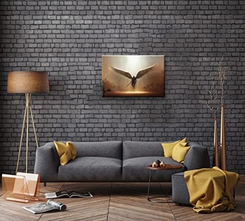 Fantasy Angel Stretched Canvas Wall Art - Image 3
