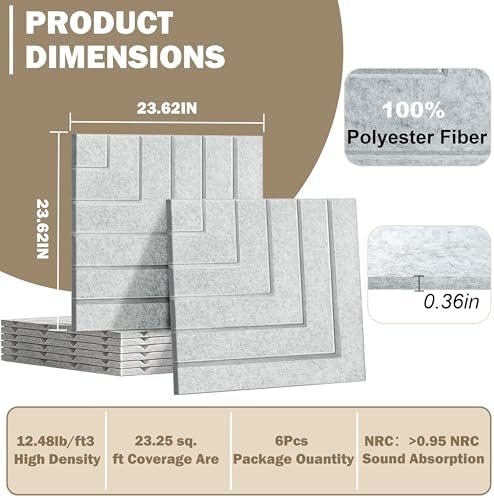 Geometric Acoustic Wall Panels Noise Reducing Sound Absorbing Panel - Image 4