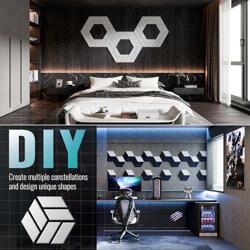 22Pcs Acoustic Panels with Self-adhesive, Hexagonal Soundproof Wall Panels High - Image 4