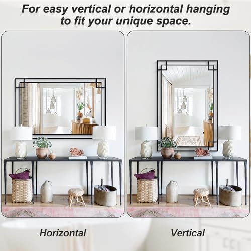 Chende 32''x47'' Large Black Mirror - Image 7