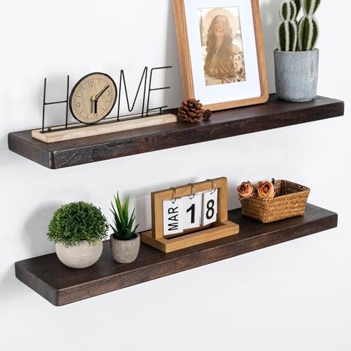 Marsmiles 30in Wall Mounted Floating Shelves by Marsmiles