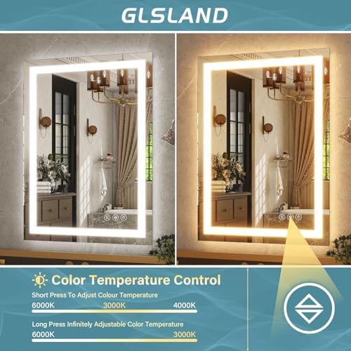 GLSLAND LED Bathroom Mirror - Image 4