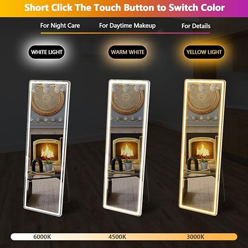 Sweetcrispy 64"x21" Full Length Standing Mirror - Image 2