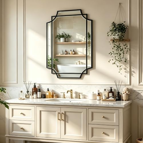 30" x 20" Rectangle Decorative Beveled Mirror - Image 7