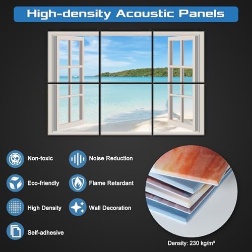 Decorative Acoustic Panels 6 Pack - Image 5