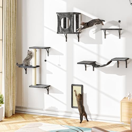 Cat Wall Shelves Set by NUNULAB