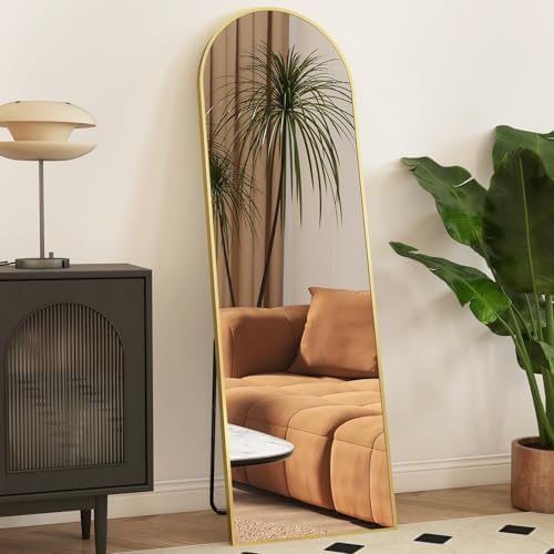 16"x59" Arched Mirror Full Length, Upgraded Body Wall Mirrors by Aidoly
