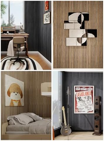 3D Wall Panels Peel and Stick, Dark Walnut, 2 Packs - Image 6