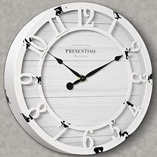 Presentime 10" Farmhouse Series Wall Clock - Image 3