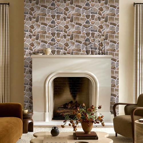 COMSTICKC 3D Faux Stone Wall Panels Peel and Stick Decorative Tiles - Image 7