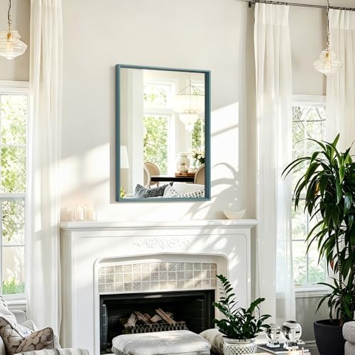 AAZZKANG Wall Mirror with Metal Frame Rectangle Modern Mirrors 20"x16" - Image 6