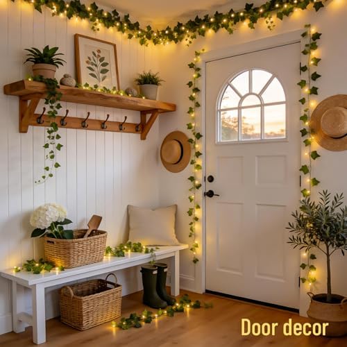 JMEXSUSS 100 LED Vines with Lights Plug in, 33 FT - Image 3
