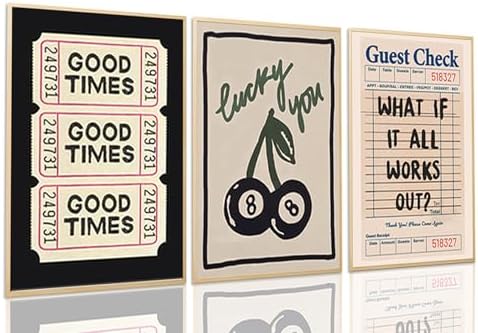 Dytila What If It All Works Out Quote Wall Art Set of 3 Unframed 12x16 In by Unknown