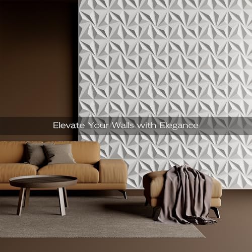 10-Pack 3D Wall Panels, PVC Decorative Wall Panels - Image 5