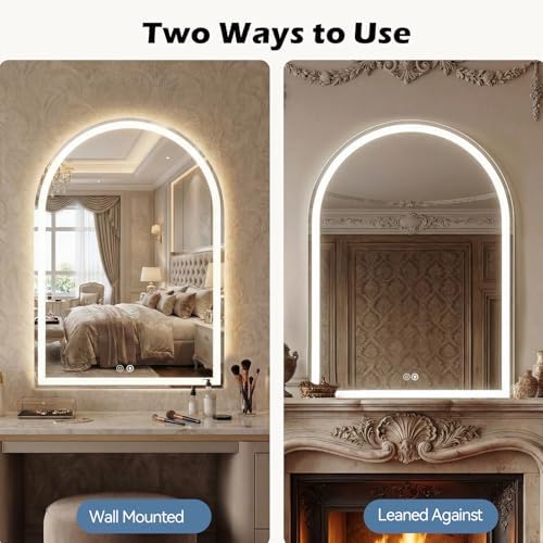 NEWBULIG Arched LED Bathroom Mirrors - Image 6